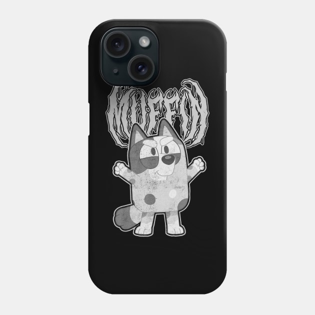 Metal Muffin Pose Grey Phone Case by gaskengambare