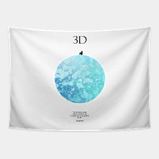 Jungkook 3D Moon Dark Tapestry