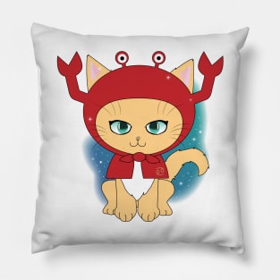 Zodiac Astrology Horoscope Star Sign Cat - Cancer Pillow