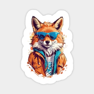 Cool Fox in Sunglasses Magnet