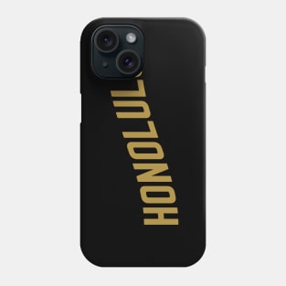 Honolulu City Typography Phone Case