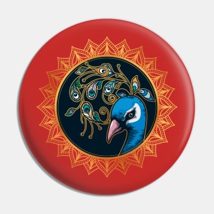 Peacock Pin