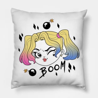 harley quinn Pillow