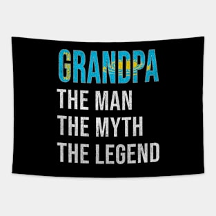 Grand Father Kazakhstani Grandpa The Man The Myth The Legend - Gift for Kazakhstani Dad With Roots From  Kazakhstan Tapestry