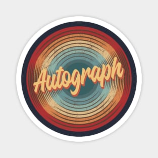 Autograph Vintage Circle Magnet