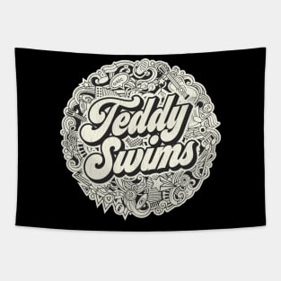 Vintage Circle - Teddy Swims Tapestry