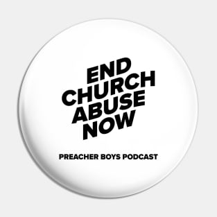 End Church Abuse Pin