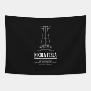 Nikola Tesla's Tesla Tower Tapestry