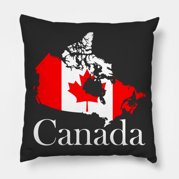 Canada - One Nation Pillow by deancoledesign