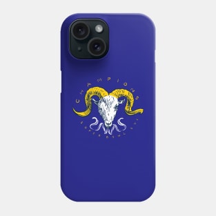 Los Angeles Raaaams 27 champions Phone Case