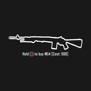 Zombies - M14 Wall Gun T-Shirt