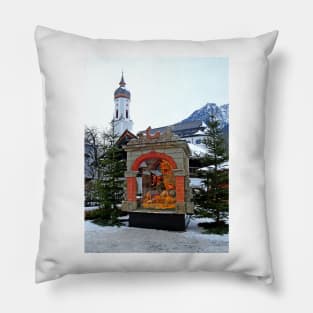 Garmisch-Partenkirchen Manger Study 2 Pillow