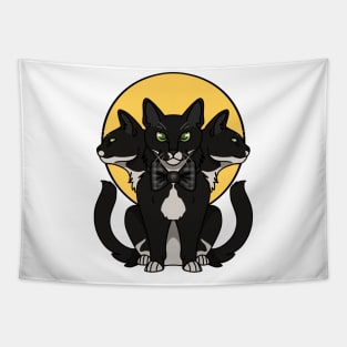 Cat Cerberus Tapestry