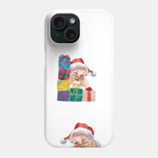 Vintage Santa Claus  Happy Holidays Season's Greetings Phone Case