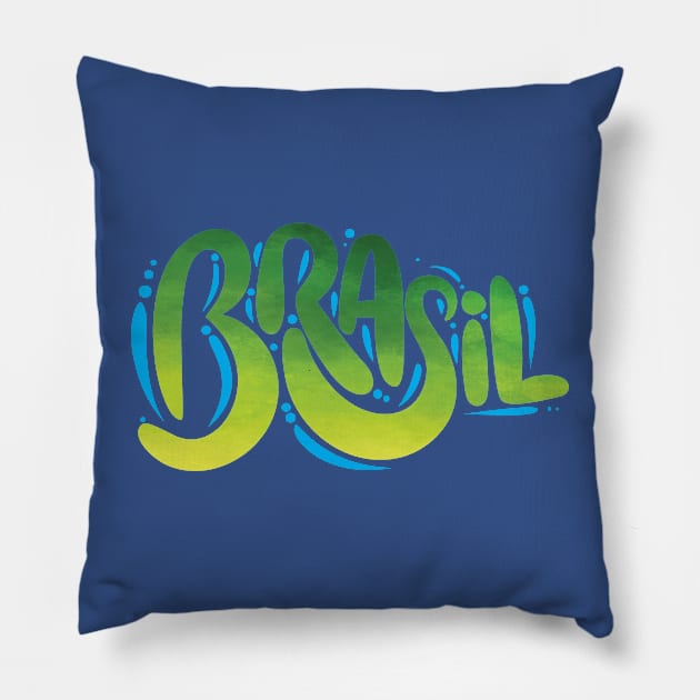 Brasil... Pillow by Kenjudo