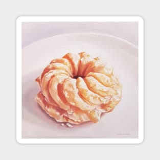 Honey Cruller 2 - donut painting Magnet