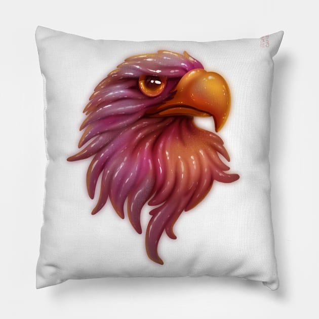 eagle Pillow by KrisPlazun