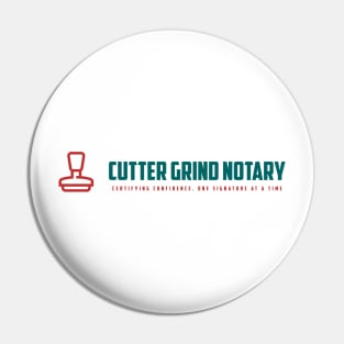 Cutter Grind Notary Pin
