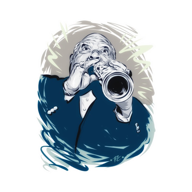 Sidney Bechet - An illustration by Paul Cemmick by PLAYDIGITAL2020