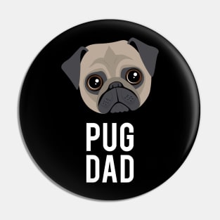 Pug Dad Pin