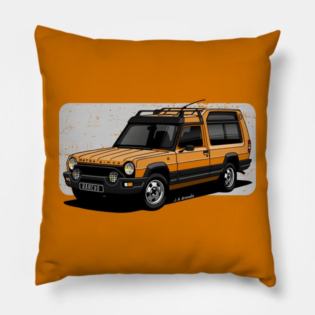 The french car that invented the SUV years before they were popular Pillow by jaagdesign