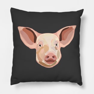 Pig Illustration Pillow