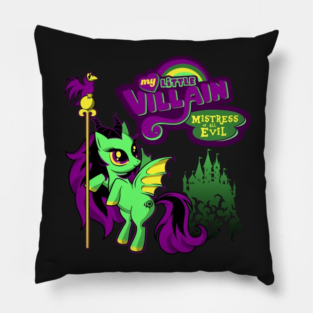 My Little Villain - Mistress of all Ponies Pillow by SwanStarDesigns