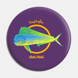 Reefhorse Mahi Mahi Orange Ring Pin