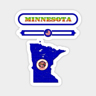 MINNESOTA STATE, UNITED STATES, USA. SAMER BRASIL Magnet