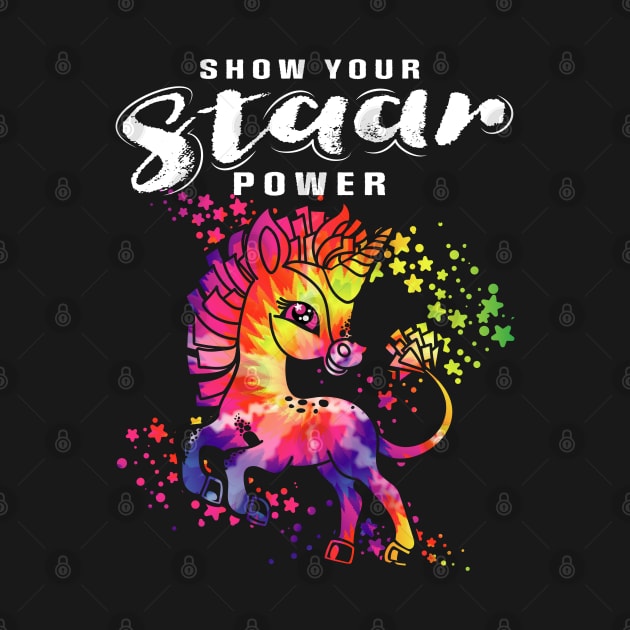 Exam Testing Day Show Your STAAR Power, Tie Dye Teacher by PunnyPoyoShop