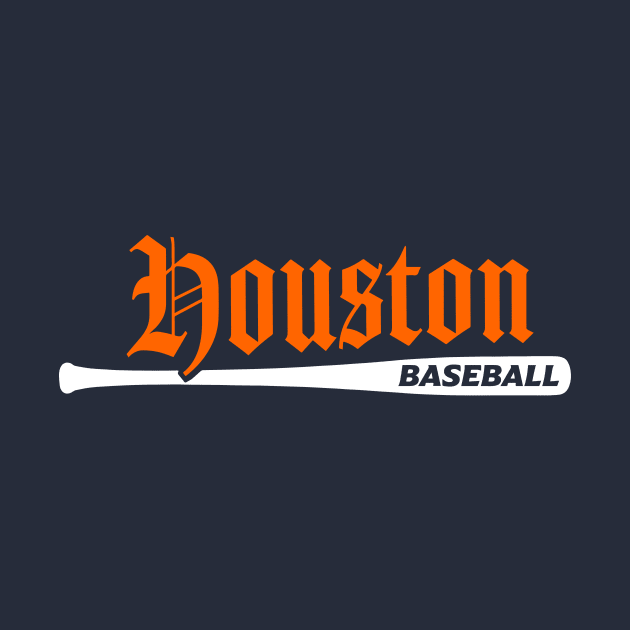 Houston Baseball by Throwzack