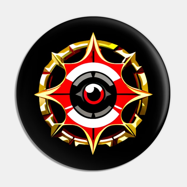 Targeted Precision Emblem - Cardinal Vision Crest Pin by HIghlandkings