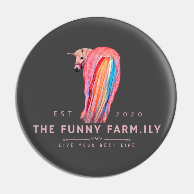 Unicorns Are Real at the Funny Farmily Pin by The Farm.ily