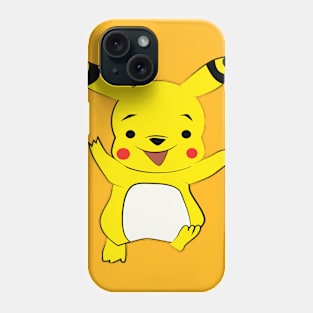 Yellow rabbit with red cheeks Phone Case