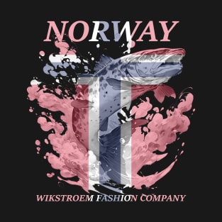 Norwegen Finnmark Skandinavien Urlaub T-Shirt