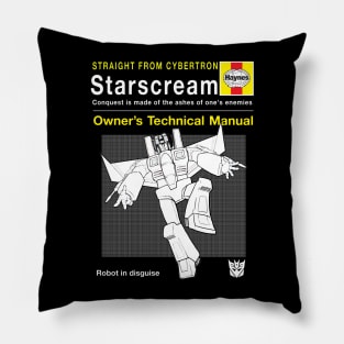 Starscream Haynes Manual Transformers Pillow