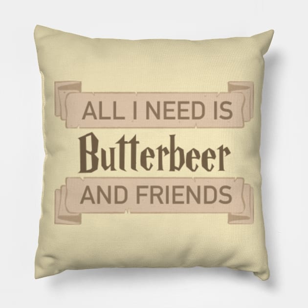 All I need is friends Pillow by BlackCupcakeProject