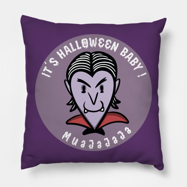 Vampiro MUAJAJA Pillow by Jrfiguer