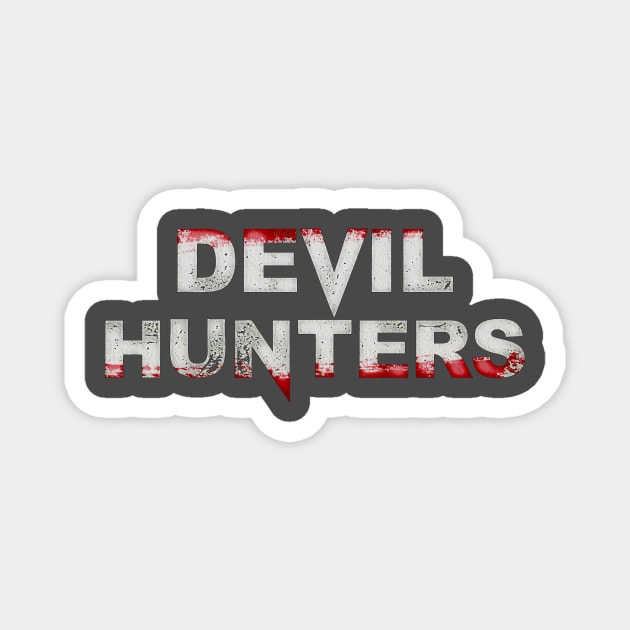 Devil Hunters logo Magnet by Rick Gualtieri