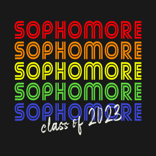 Sophomore Class of 2023 Rainbow T-Shirt