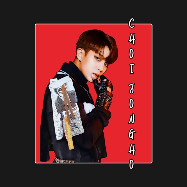 ATEEZ  Jongho Illustrations by GalleryArtField