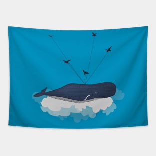 Travelling Whale Tapestry