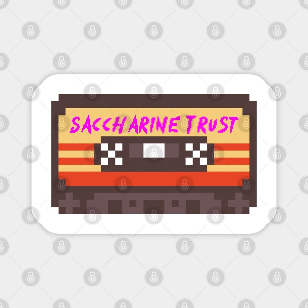 Saccharine Trust 8bit cassette Magnet by terilittleberids