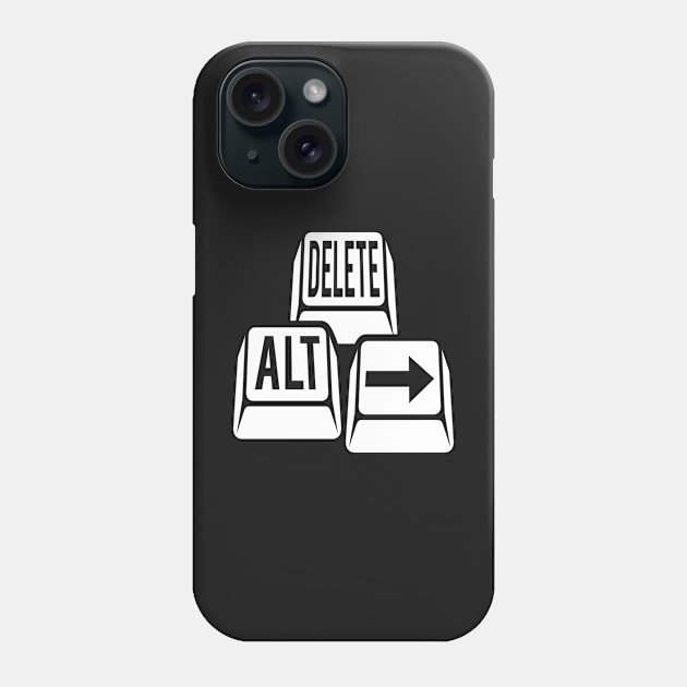 Delete Alt Right Phone Case by EthosWear