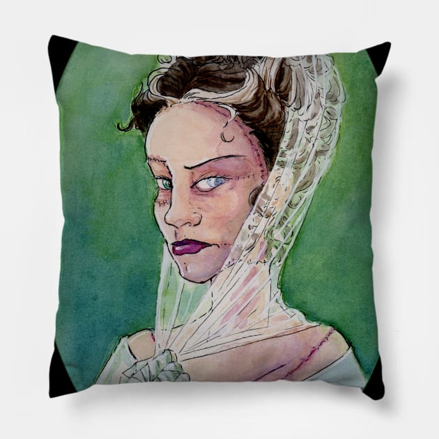 The Bride Pillow by FoolErrant