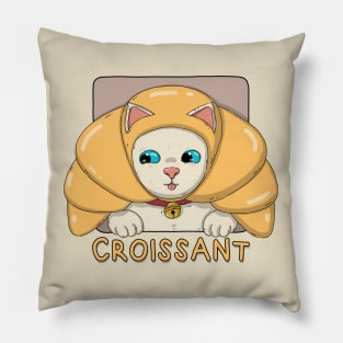 Croissant Neko Pillow