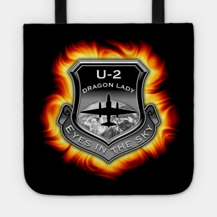 U2 Dragon Lady spy plane fire shield Tote