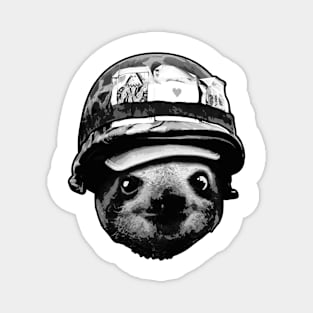 Sloth Soldier Magnet