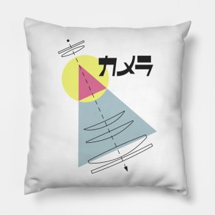 Camera カメラ (kamera) Japanese Katakana Pillow