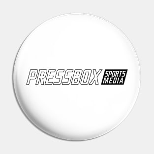 Press Box B&W Word Mark Pin